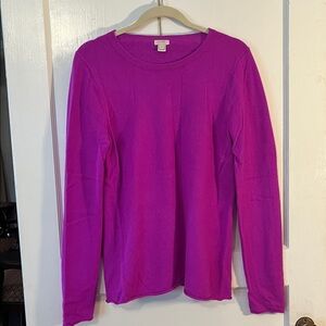 J. Crew cashmere Pink Long Sleeve Tee